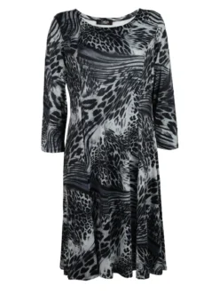 Solada Vestito maculato maniche lunghe