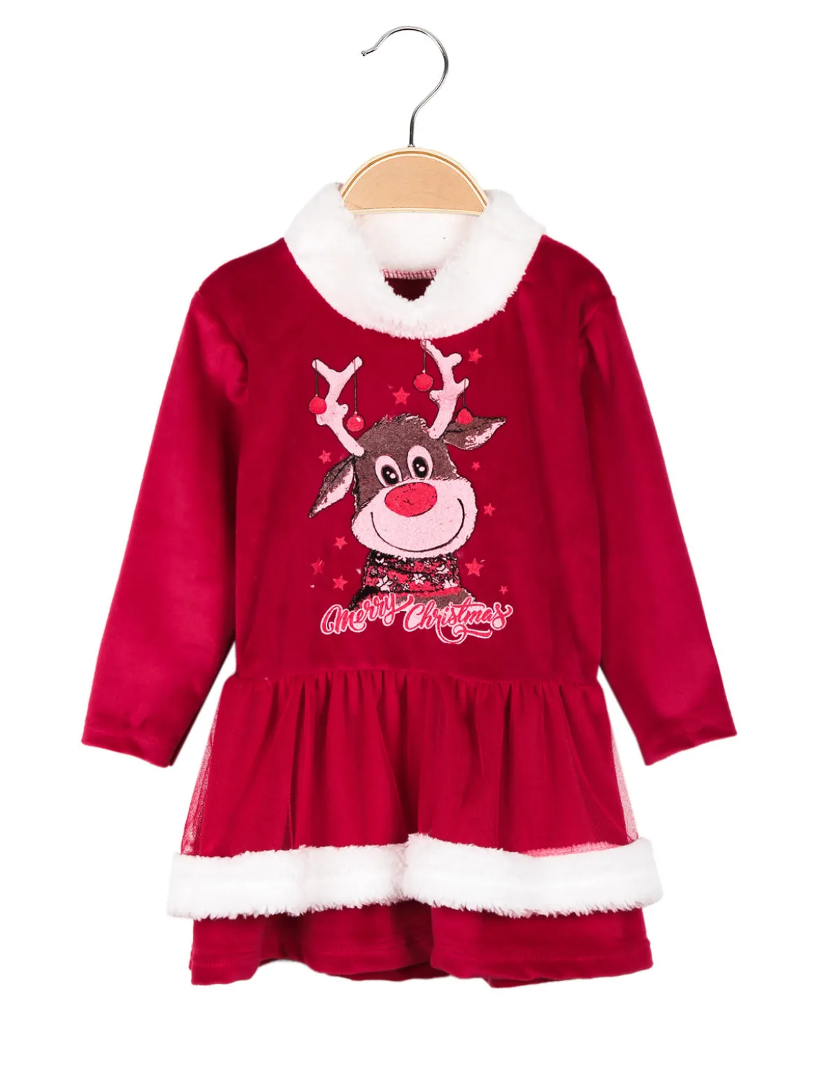 Solada Vestito natalizio da neonata con stampa