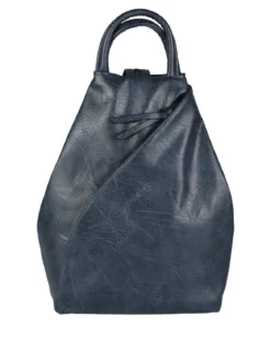Solada Zaino da donna in ecopelle - blu scuro