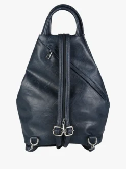 Solada Zaino da donna in ecopelle - blu scuro