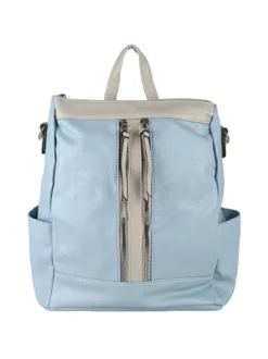 Solada Zaino donna in ecopelle - azzurro