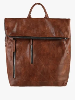 Solada Zaino donna porta pc in ecopelle - marrone