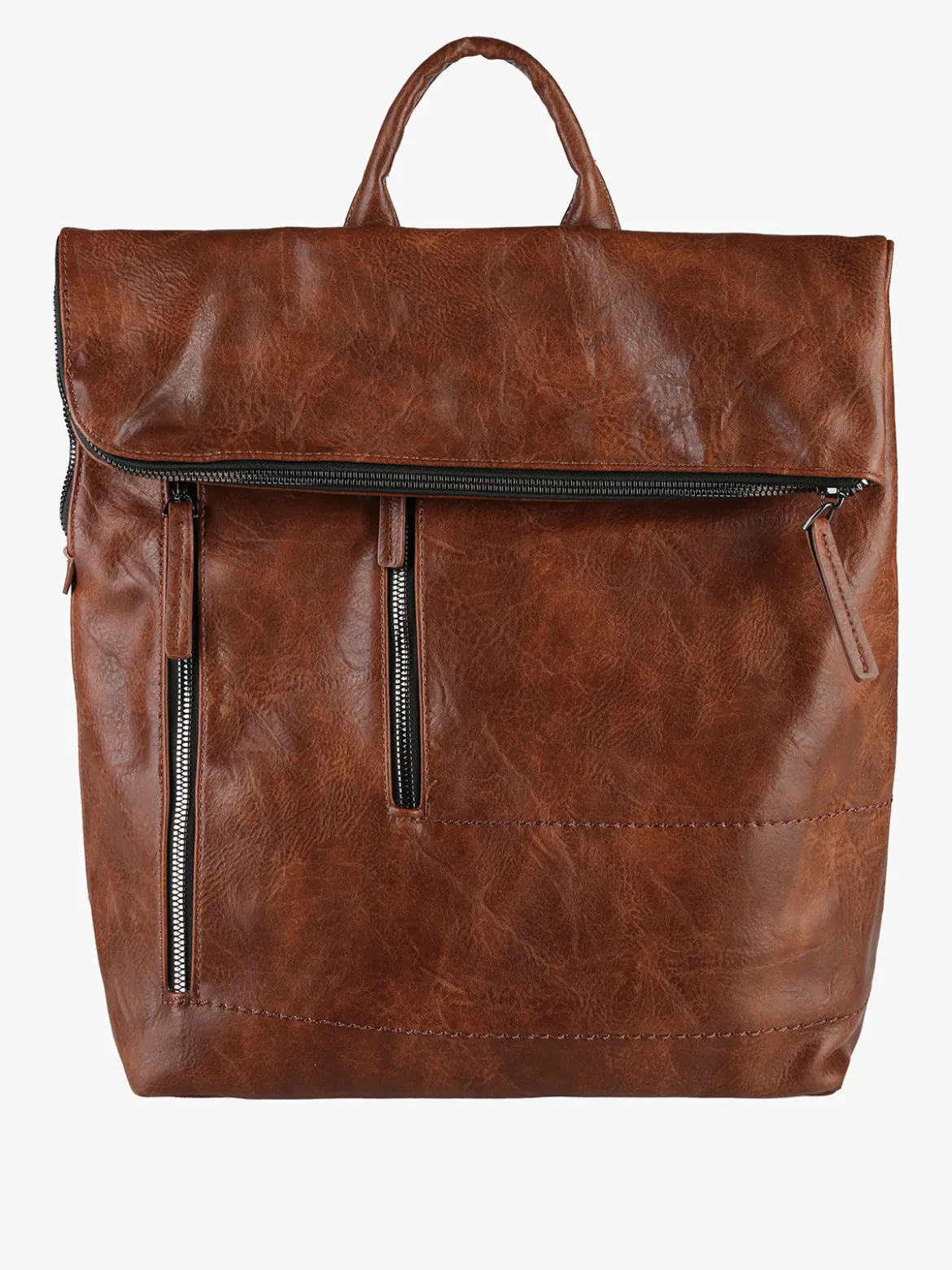 Solada Zaino donna porta pc in ecopelle - marrone