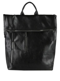 Solada Zaino donna porta pc in ecopelle - nero
