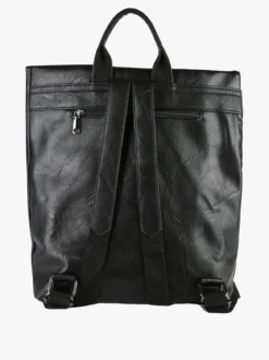 Solada Zaino donna porta pc in ecopelle - nero