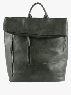 Solada Zaino donna porta pc in ecopelle - verde