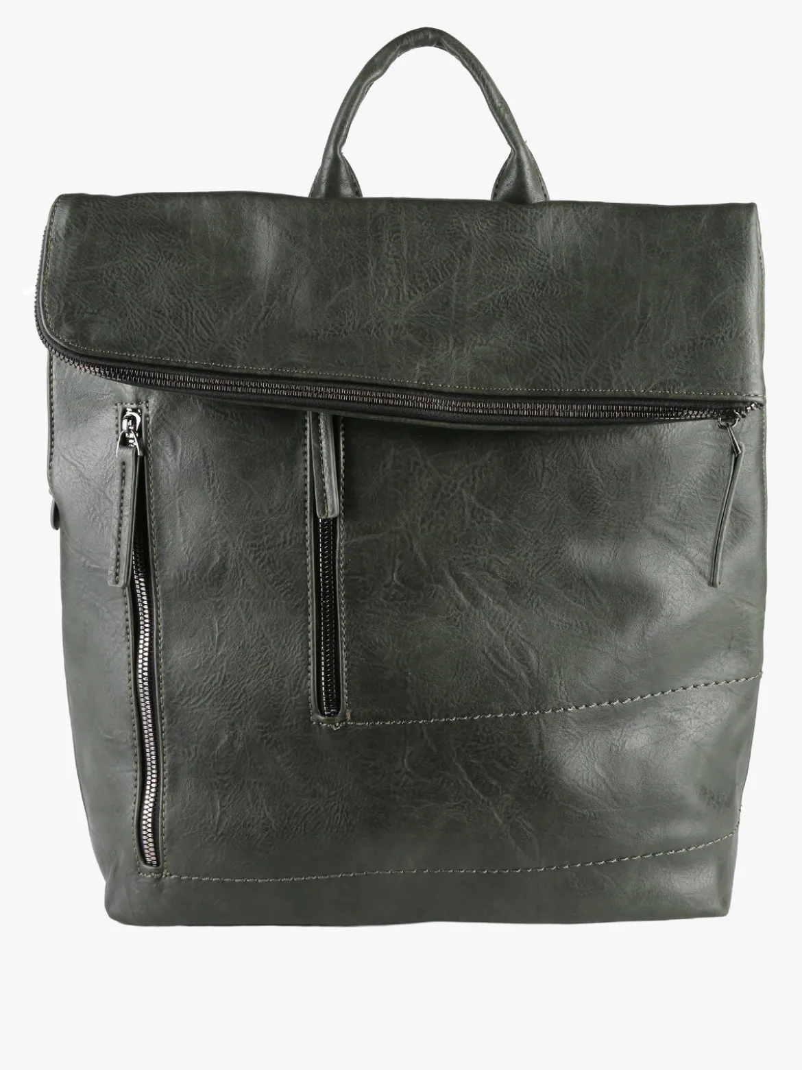 Solada Zaino donna porta pc in ecopelle - verde