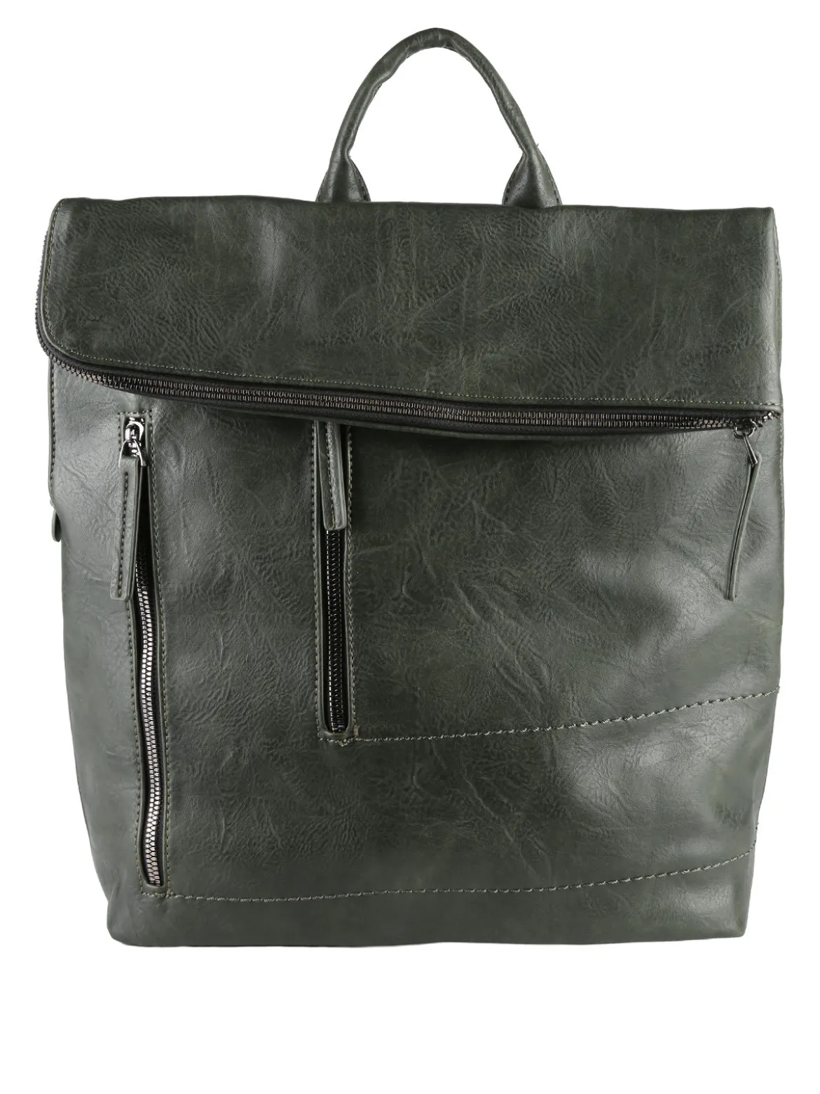 Solada Zaino donna porta pc in ecopelle - verde