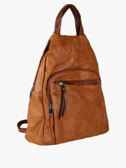 Solada Zaino in ecopelle da donna - marrone