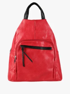 Solada Zaino in ecopelle da donna - rosso