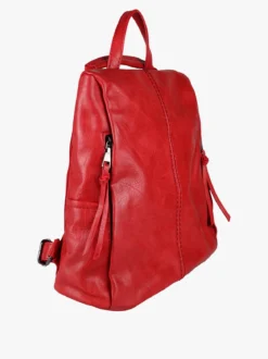 Solada Zaino in ecopelle da donna - rosso
