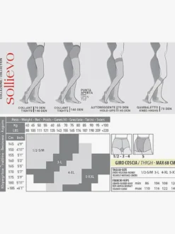 Sollievo Collant donna 70 denari a compressione graduata