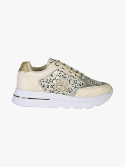 Solo Soprani Sneakers da donna con platform e dettagli animalier