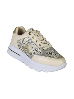 Solo Soprani Sneakers da donna con platform e dettagli animalier