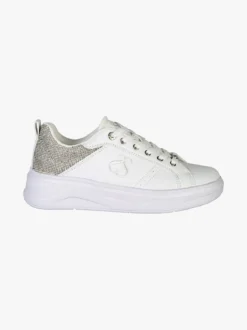 Solo Soprani Sneakers donna con strass e suola alta