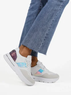 Solo Soprani Sneakers donna glitter con platform
