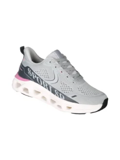 Sport Sneakers donna sportive in maglia - grigio