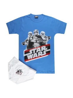 Star Wars Completo intimo 2 pezzi slip + t -shirt