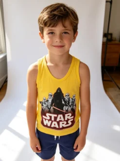 Star Wars Completo smanicato 2 pezzi da bambino con stampa