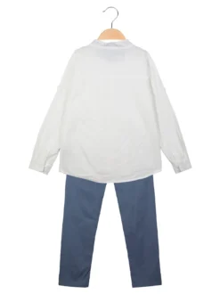 Street Porter Completo 2 pezzi da bambino con camicia alla coreana