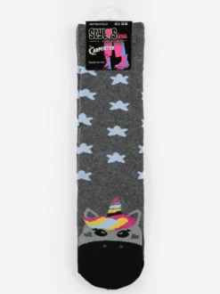 Stylosa Calze antiscivolo bimba con unicorno