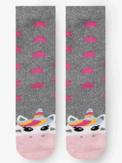 Stylosa Calze antiscivolo bimba con unicorno
