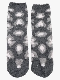 Stylosa Calze donna antiscivolo maculate - grigio