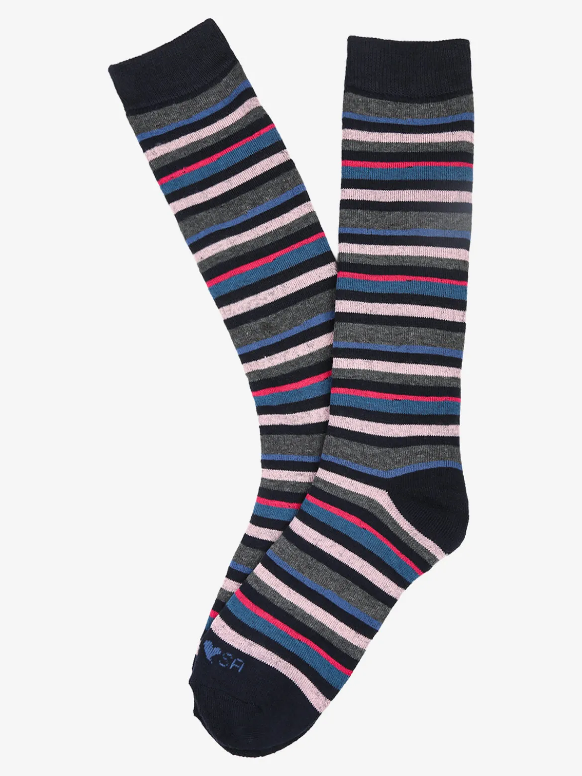 Stylosa Calze lunghe da donna in pile - blu scuro