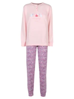 Stylosa Pigiama lungo da donna in cotone