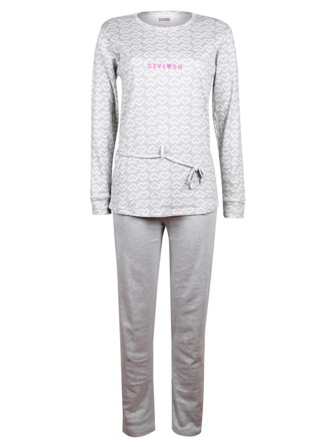 Stylosa Pigiama lungo in cotone donna