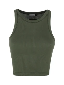 Sublyme Canotta cropped da donna a costine