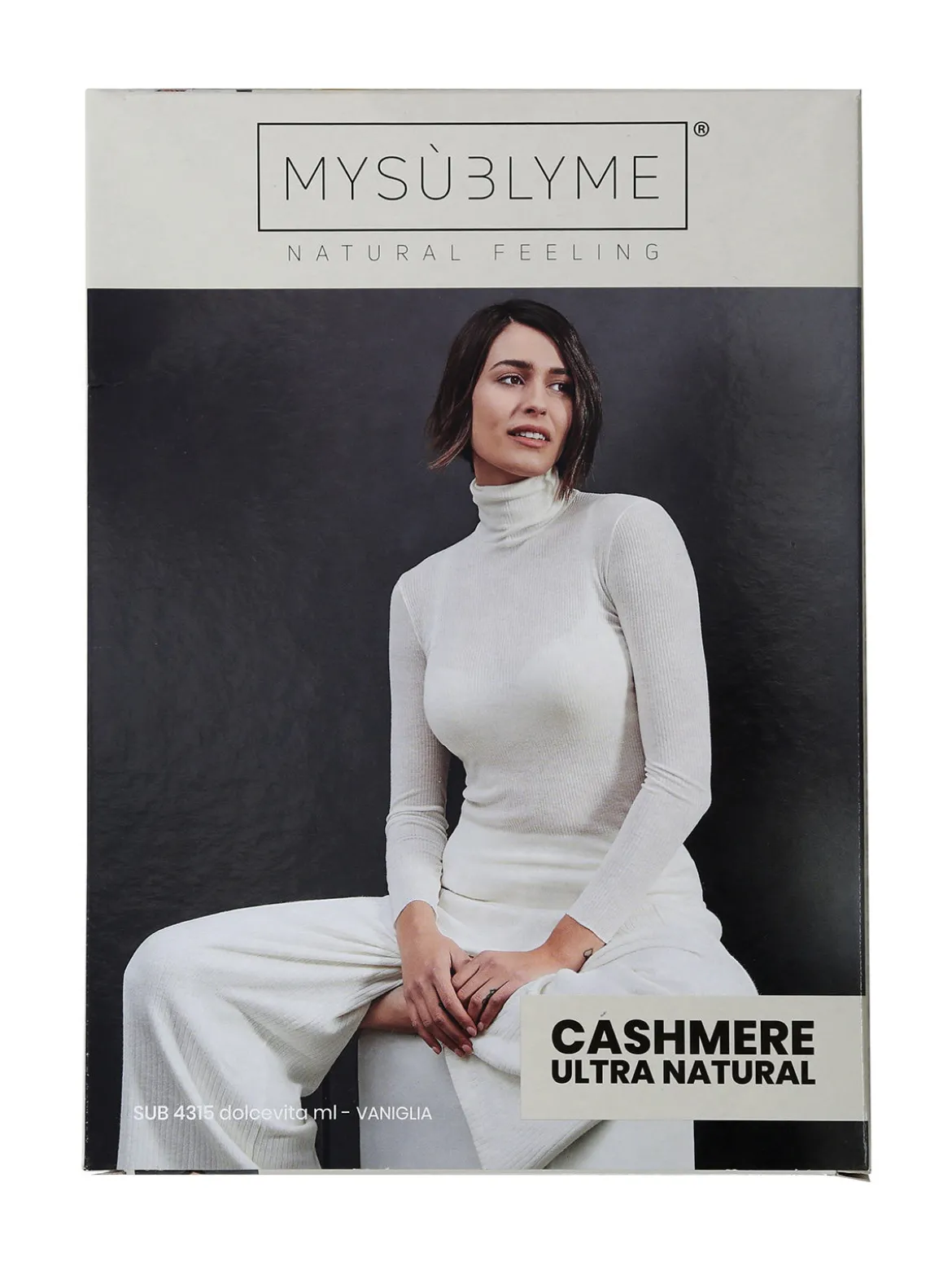 Sublyme Maglia dolcevita da donna in cashmere - viola