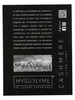 Sublyme Maglia dolcevita donna in cashmere ultra light