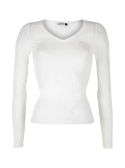 Sublyme Maglia donna manica lunga in cashmere scollo V