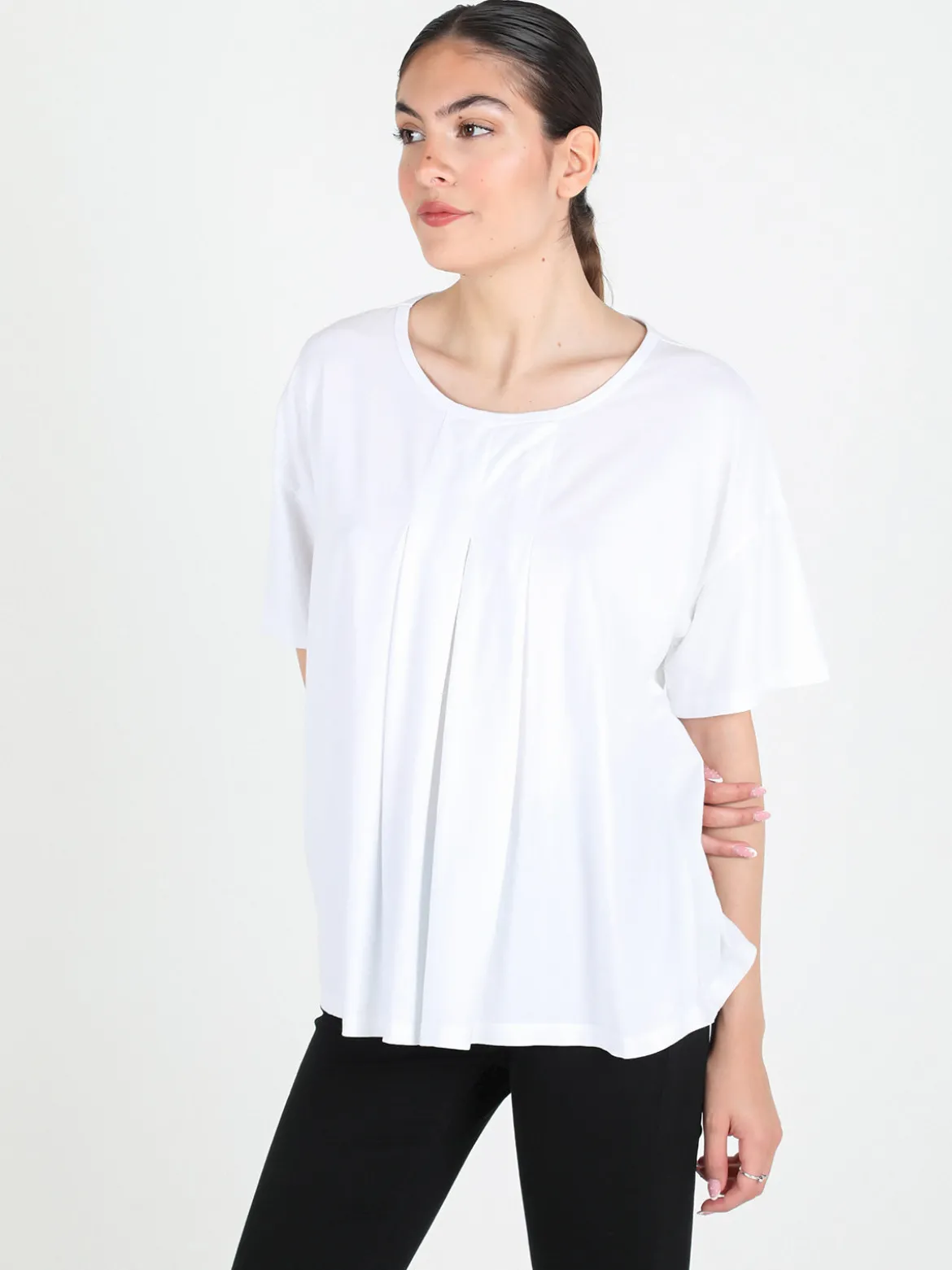 Sun Sun Maxi t-shirt donna oversize in cotone