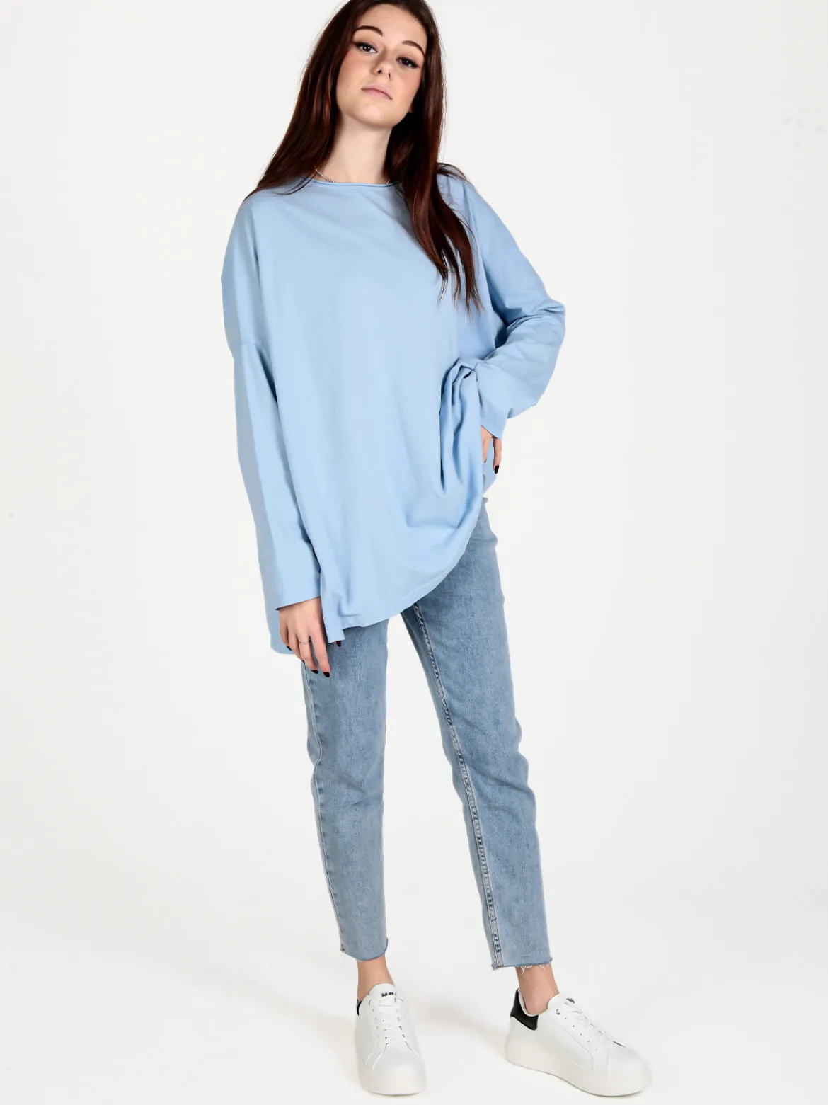 Sun Sun Maxi t-shirt donna oversize in cotone