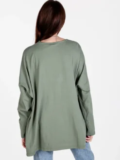 Sun Sun Maxi t-shirt donna oversize in cotone