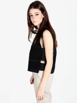 Sun Sun Top donna oversize in misto cotone