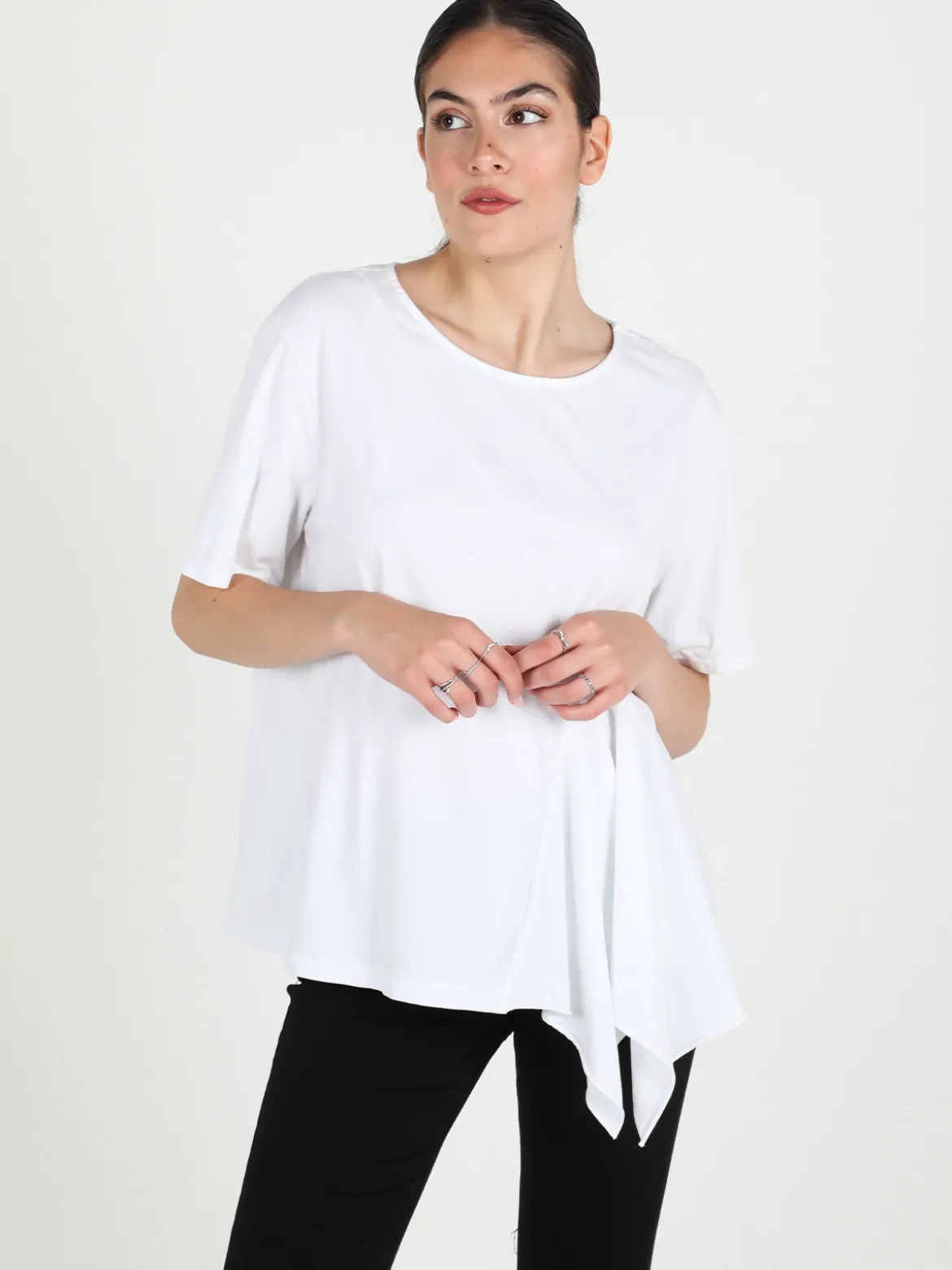 Sun Sun T-shirt donna oversize in cotone