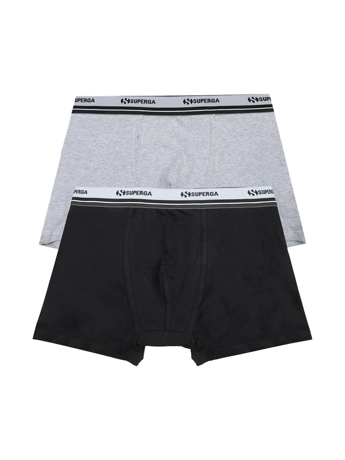Superga Boxer da uomo tinta unita. Confezione da 2pezzi