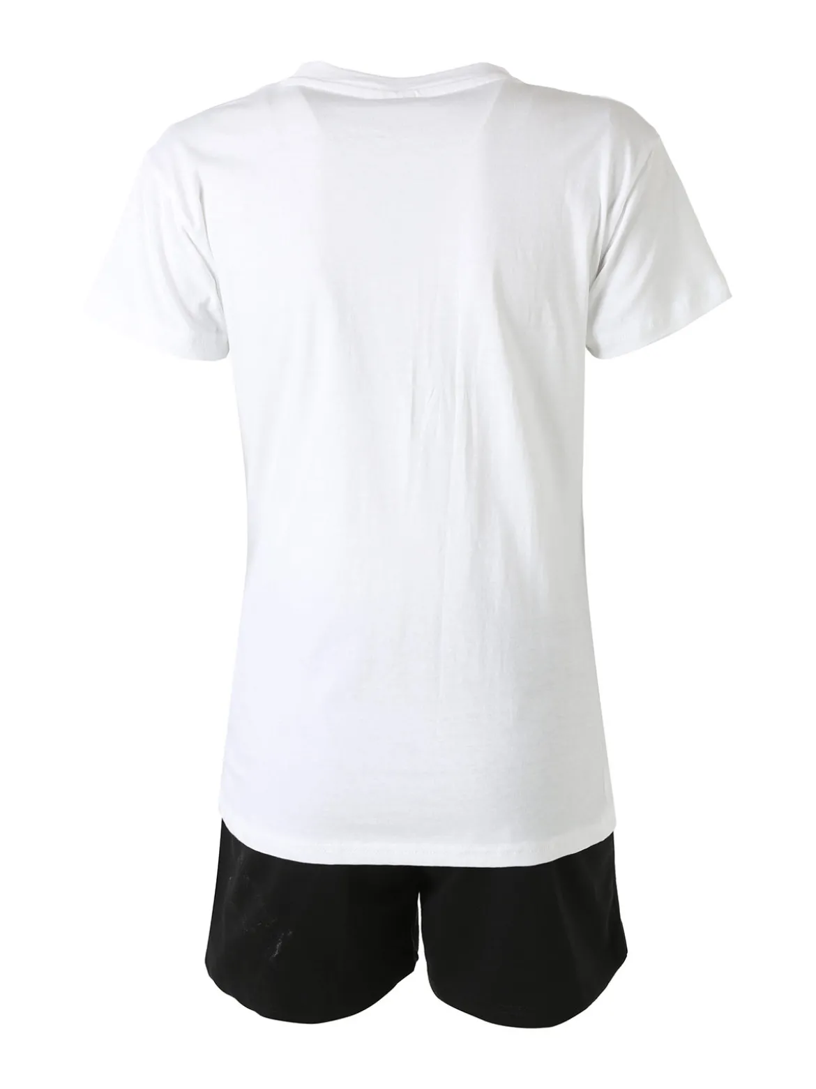 Superga Completo corto da donna 2 pezzi in cotone con logo - bianco