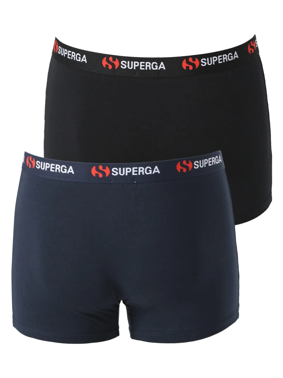 Superga Confezione da 2 boxer uomo in cotone