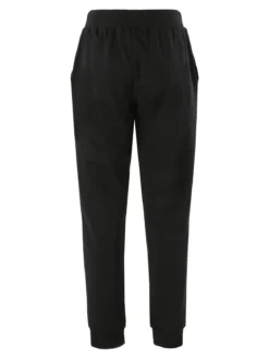 Superga Pantaloni tuta da donna in felpa con coulisse e polsini - nero