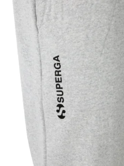 Superga Pantaloni tuta da donna in felpa con coulisse e polsini - grigio