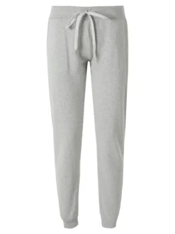 Superga Pantaloni tuta da donna in felpa con coulisse e polsini - grigio
