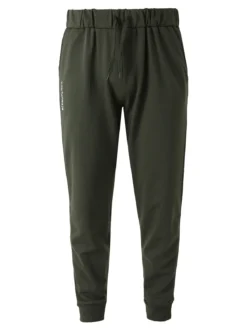 Superga Pantaloni tuta da uomo in felpa con coulisse e polsini - militare