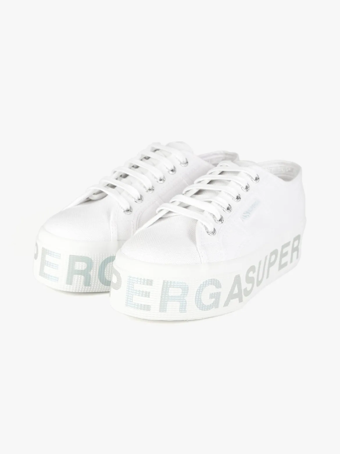 Superga 2790 PLATFORM LETTERING Sneakers donna in tela con platform