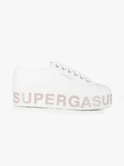 Superga 2790 PLATFORM LETTERING Sneakers donna in tela con platform