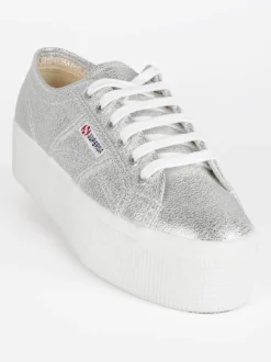 Superga Scarpe in tela donna con platform 2790 LAME