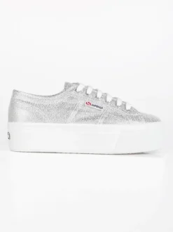 Superga Scarpe in tela donna con platform 2790 LAME